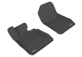 Kies-Motorsports 3D MAXpider 3D MAXpider 2007-2013 BMW 3 Series E93 Kagu 1st Row Floormat - Black