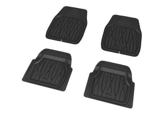 Kies-Motorsports 3D MAXpider 3D MAXpider 777-1 Universal Kagu Black Mat 4pcs (Size: L Front L 28in x W 21in Rear L 20in x 21in)