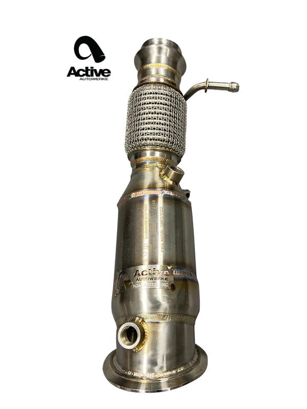 Kies-Motorsports Active Autowerke Active Autowerke BMW N26 F3X M228i 328i 428i GESI Catted Downpipe