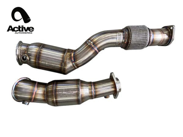 Kies-Motorsports Active Autowerke Active Autowerke BMW S58 G80 M3 G82 M4 G87 M2 Downpipes w GESI CAT