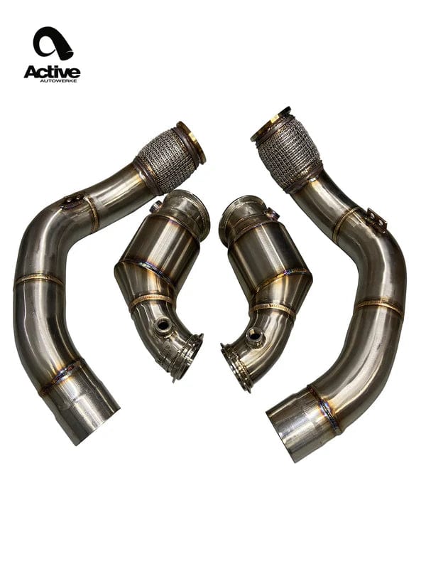 Kies-Motorsports Active Autowerke Active Autowerke F90 M5/M8 X5M/X6M Catted Downpipes