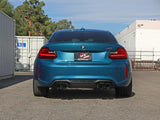 Kies-Motorsports aFe aFe 16-18 BMW M2 L6-3.0L MACH Force-Xp 3in to 2.5in 304 SS Cat-Back Exhaust System-Quad Black Tips