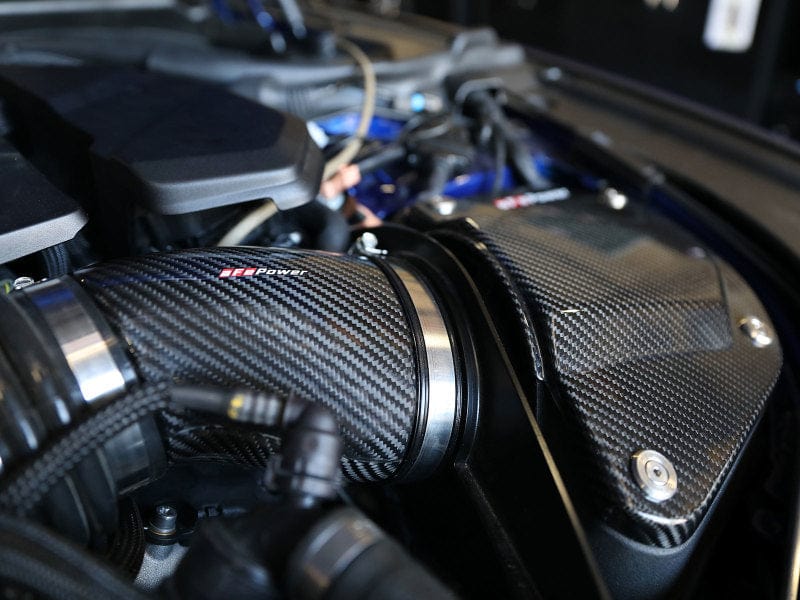 Kies-Motorsports aFe aFe Black Series Stage-2 Carbon Fiber Cold Air Intake System w/ Pro DRY S Media - 18-19 BMW M5 (F90)