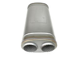 Kies-Motorsports aFe aFe MACH Force-Xp 409 SS Muffler 3in Dual Inlet/Dual Outlet 5in H x 8in W x 18in L - Oval Body