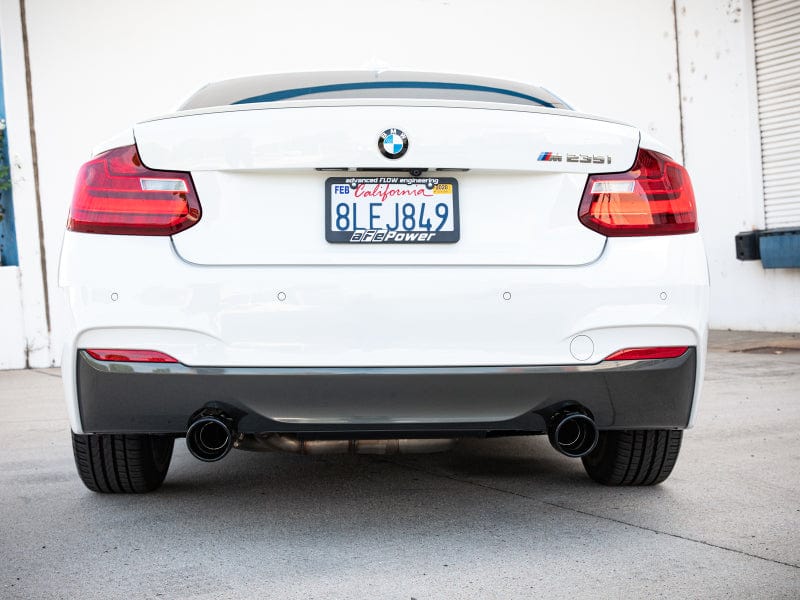 Kies-Motorsports aFe aFe MACH ForceXP 3IN to 2.5IN 304SS Cat-Back Exhaust System w/ Black Tips 14-16 BMW M235i (F22/23)