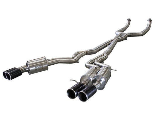 Kies-Motorsports aFe aFe MACHForce XP Exhaust 304SS Cat-Back w/ Carbon Fiber Tips 12-13 BMW M5 (F10) V8 4.4L (tt)