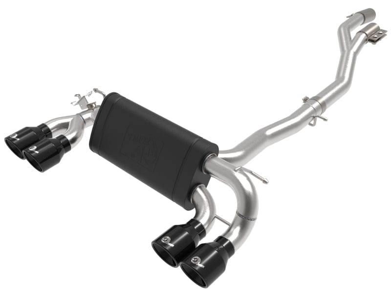 Kies-Motorsports aFe aFe MACHForce XP Exhausts Cat-Back SS 19-21 BMW M2 Competition L6-3.0L w/Black Tips