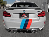 Kies-Motorsports aFe aFe MACHForce XP Exhausts Cat-Back SS 19-21 BMW M2 Competition L6-3.0L w/Carbon Fiber Tips