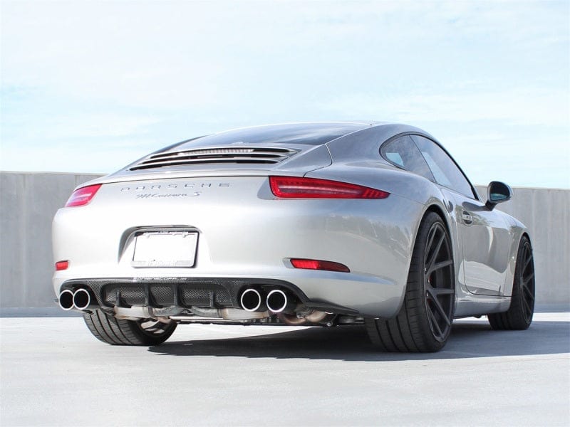 Kies-Motorsports aFe aFe Power Elite SS-304 Carbon Tip Dual Cat Back Exhaust 13-14 Porsche 911 C2S (991) H6-3.8L