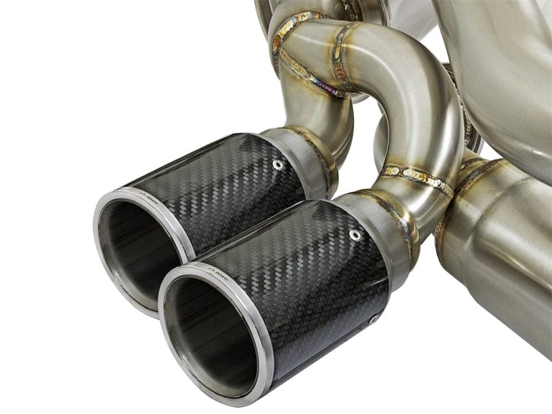 Kies-Motorsports aFe aFe Power Elite SS-304 Carbon Tip Dual Cat Back Exhaust 13-14 Porsche 911 C2S (991) H6-3.8L