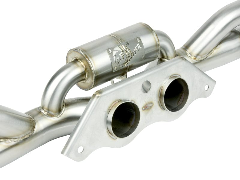 Kies-Motorsports aFe aFe Power MACHForce XP 304 Stainless Secondary Muffler Delete Pipe 14-19 Porsche 911 GT3 3.8L/4.0L