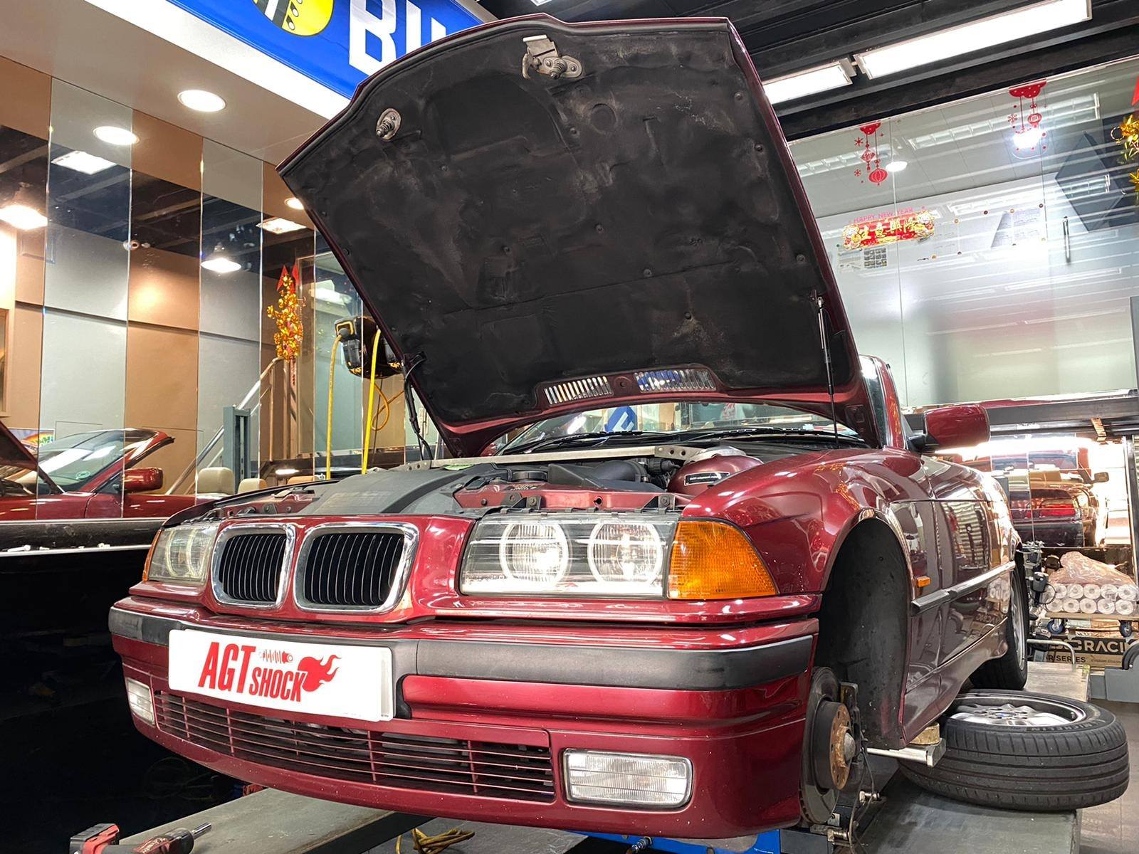 Kies-Motorsports AGT Shock AGT Shock 1992-1998	E36 (M3) 3 SERIES MK3 Front Inverted Fork/Rear Flip - Front Spring Rate:10K170 Rear Spring Rate:8K160