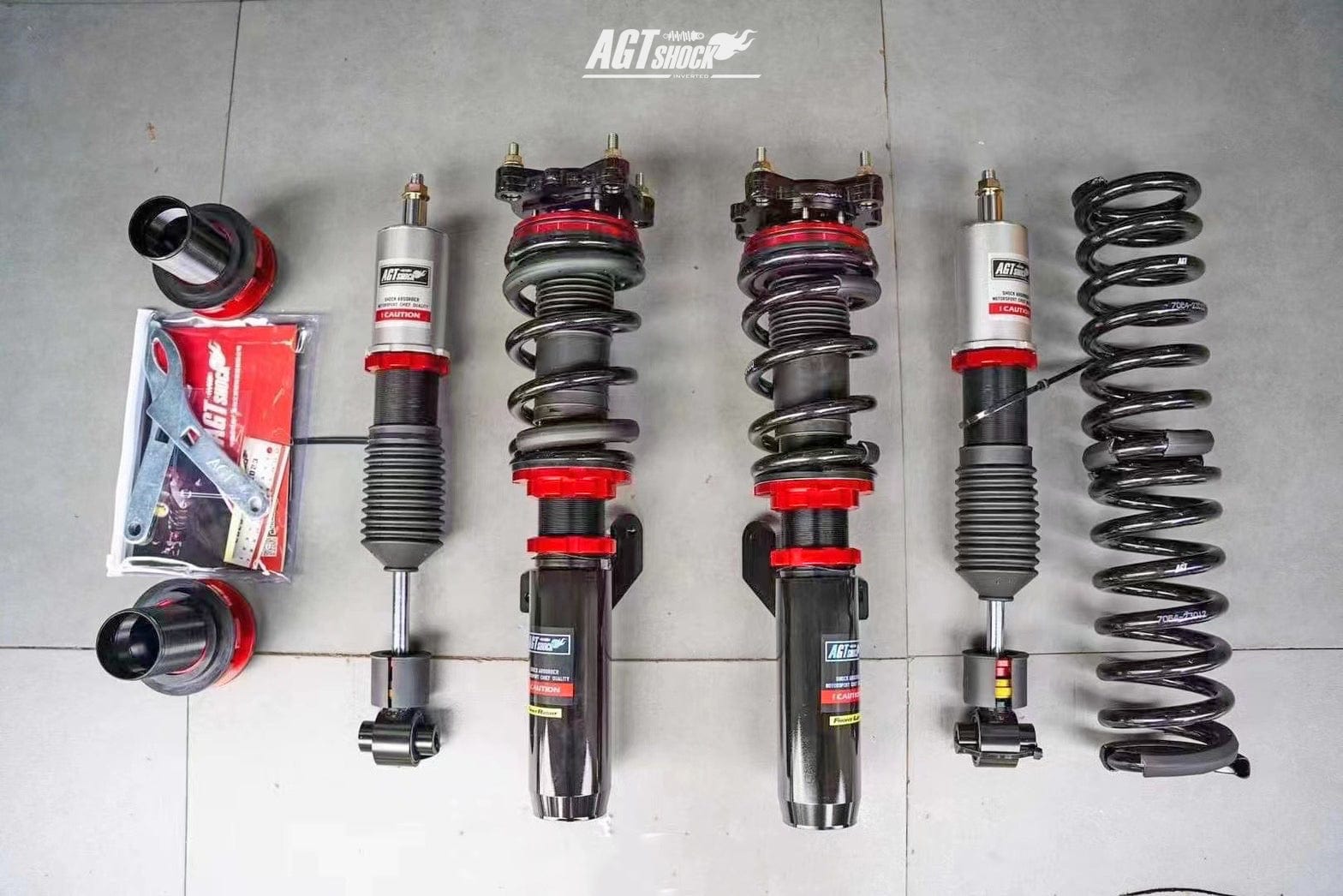 Kies-Motorsports AGT Shock AGT Shock 1995-2003 E39	5 SERIES MK4 SEDAN Front/ Rear: Inverted Fork-Front Spring Rate: 5K210 Rear Spring Rate:5K240