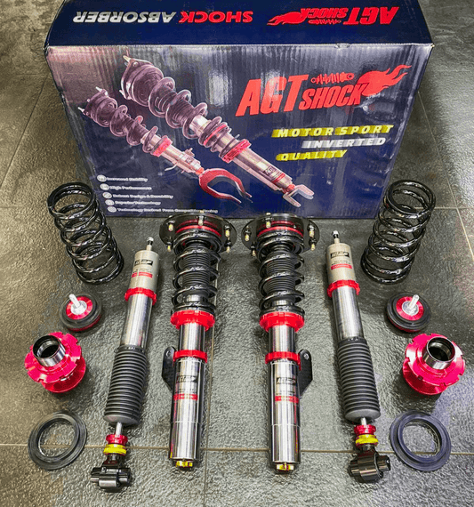 Kies-Motorsports AGT Shock AGT Shock 2011-2018 F20 /F21 RWD 1 SERIES MK2 Front  Inverted Fork/Rear Flip - Front Spring Rate:6K180	Rear Spring Rate:7K230