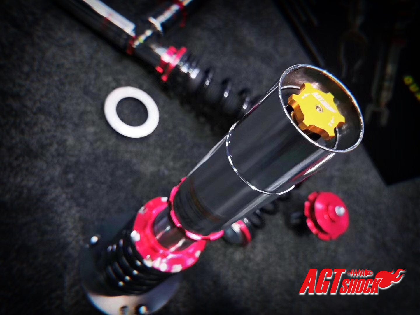 Kies-Motorsports AGT Shock AGT Shock 2012-2019 F30/F31 3 SERIES MK6 4WD Front Inverted Fork/Rear Flip-Front Spring Rate: 7K170 Rear Spring Rate: 8K230