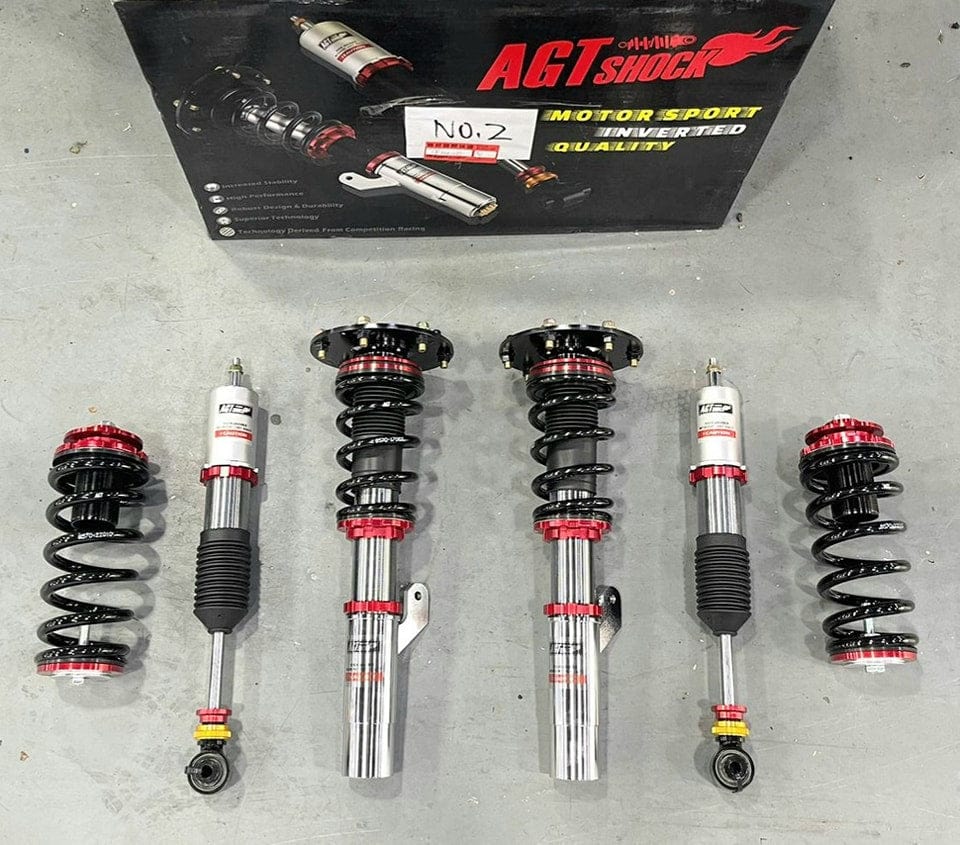 Kies-Motorsports AGT Shock AGT Shock 2012-2019 F30/F31 3 SERIES MK6 RWD HYBRID Front Inverted Fork/Rear Flip - Front Spring Rate: 6K180 Rear Spring Rate: 8K250