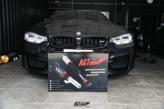 Kies-Motorsports AGT Shock AGT Shock 2014-2020 F82/F83 M4 MK1 Front Inverted Fork/Rear Flip - Front Spring Rate: 7K210 Rear Spring Rate: 10K200