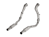 Kies-Motorsports Akrapovic Akrapovic 2020 Audi RS6 Avant (C8) DownPipe (SS) w/Link Pipe Set (Does Not Fit w/L-AU/SS/6)