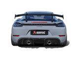 Kies-Motorsports Akrapovic Akrapovic 2022+ Porsche 718 Cayman GT4 RS Rear Carbon Fiber Diffuser - High Gloss