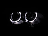 Kies-Motorsports ANZO ANZO 1999-2001 BMW 3 Series E46 Projector Headlights w/ Halo Black