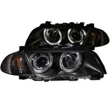 Kies-Motorsports ANZO ANZO 1999-2001 BMW 3 Series E46 Projector Headlights w/ Halo Black (CCFL)