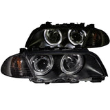 Kies-Motorsports ANZO ANZO 1999-2001 BMW 3 Series E46 Projector Headlights w/ Halo Black (CCFL)