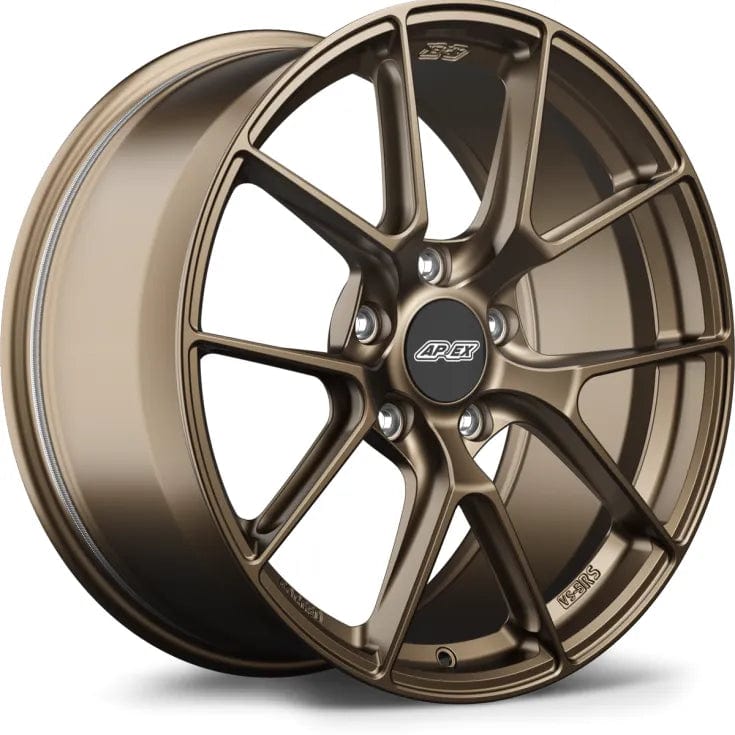 Kies-Motorsports APEX APEX VS-5RS Forged Porsche Wheel - 18" x 9" Satin Bronze / ET44 / 5x130mm