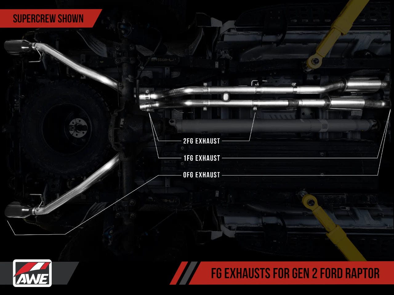 Kies-Motorsports AWE AWE FG EXHAUST SUITE FOR THE GEN 2 FORD RAPTOR