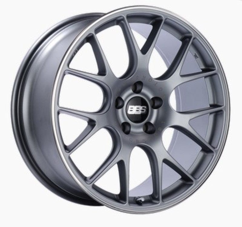 Kies-Motorsports BBS BBS CH-R 19x9.5 5x112 ET45 Satin Titanium Polished Rim Protector Wheel -82mm PFS/Clip Required