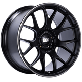 Kies-Motorsports BBS BBS CH-R 20x10.5 5x120 ET24 Satin Black Polished Rim Protector Wheel -82mm PFS/Clip Required