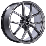 Kies-Motorsports BBS BBS CI-R 19x8.5 5x120 ET35 Platinum Silver Polished Rim Protector Wheel -82mm PFS/Clip Required