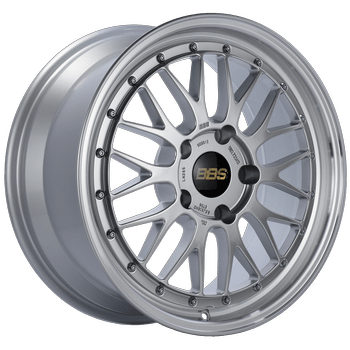 Kies-Motorsports BBS BBS LM 19x11 5x120 ET25 Diamond Silver Center Diamond Cut Lip Wheel - 82mm PFS/Clip Required