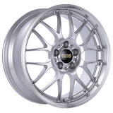 Kies-Motorsports BBS BBS RS-GT 18x8.5 5x112 ET32 PFS Diamond Silver Center Diamond-Cut Rim Wheel - PFS/Clip Req