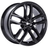 Kies-Motorsports BBS BBS SX 17x7.5 5x108 ET45 Crystal Black Wheel -70mm PFS/Clip Required