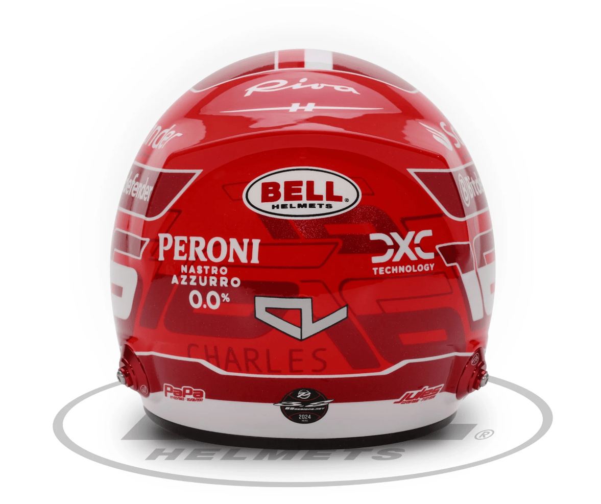 Kies-Motorsports Bell Bell 2024 Charles Leclerc Mini G Helmets