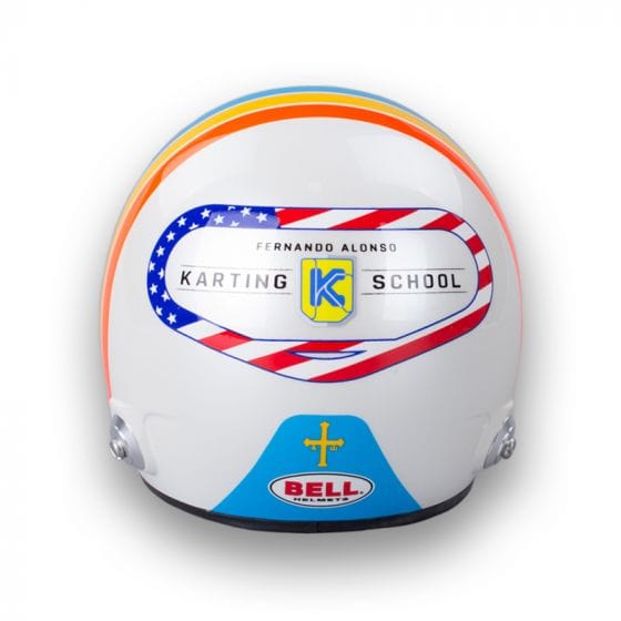 Kies-Motorsports Bell Bell Mini Helmet 2018 - Fernando Alonso Daytona