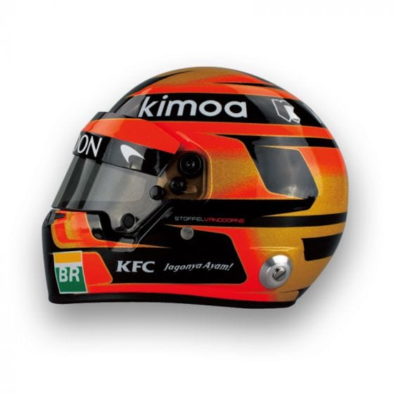 Kies-Motorsports Bell Bell Mini Helmet 2018 - Stoffel Vandoorne