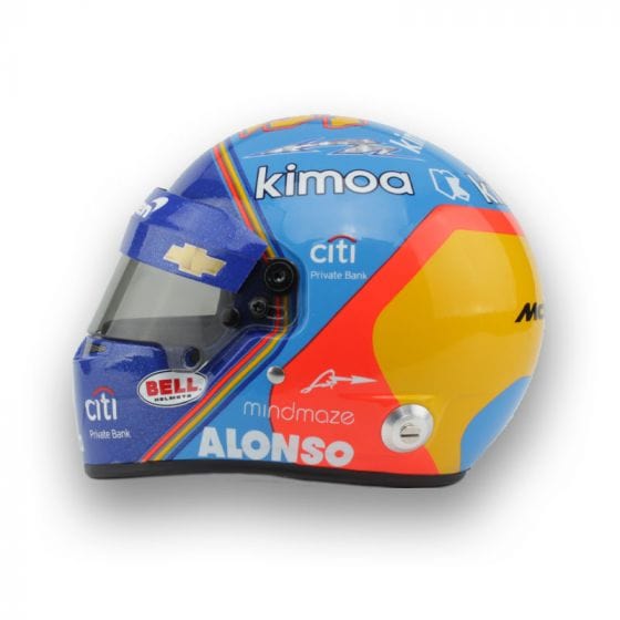 Kies-Motorsports Bell Bell Mini Helmet 2019 - Fernando Alonso Indy