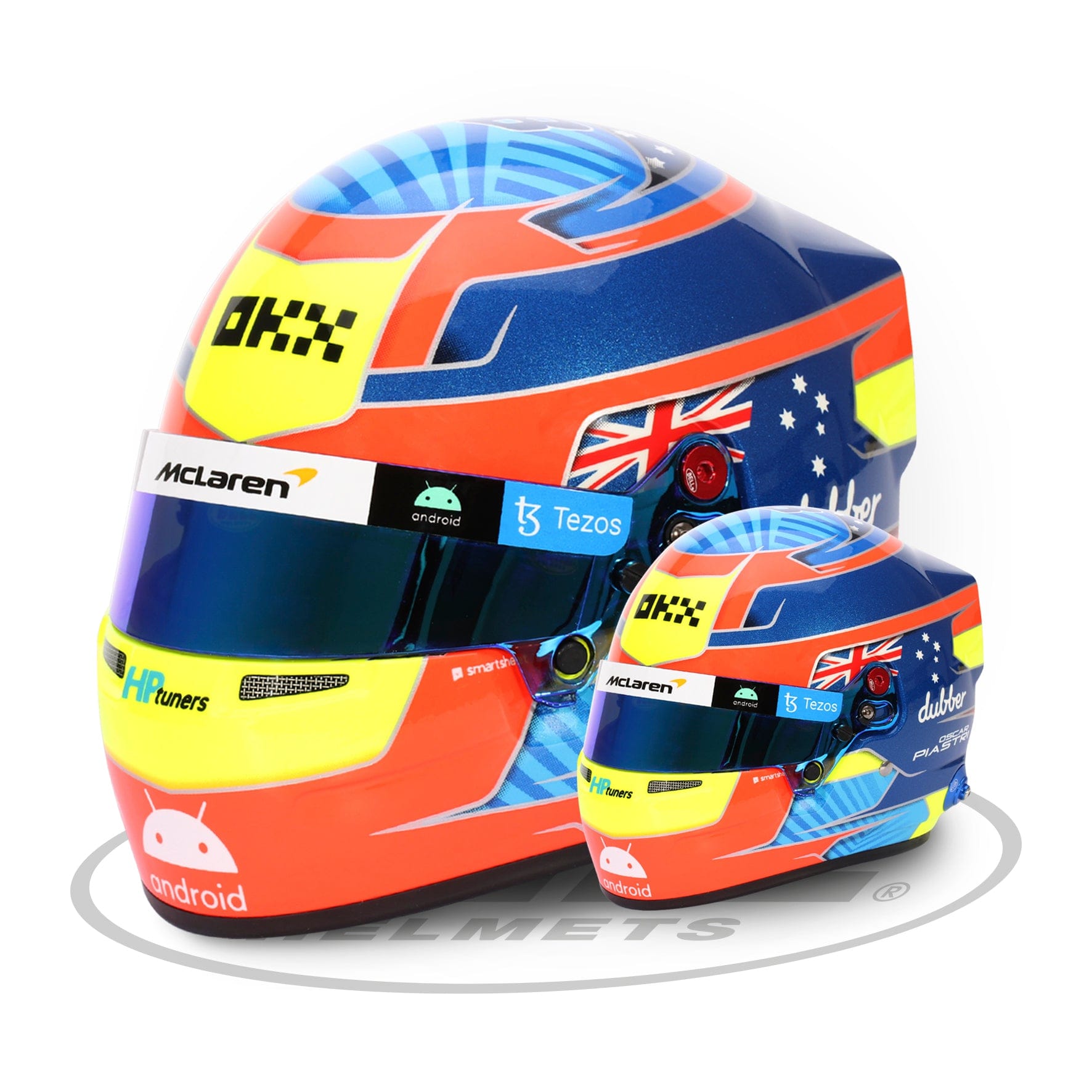 Kies-Motorsports Bell Bell Mini Helmet G. 2023 - Oscar Piastri