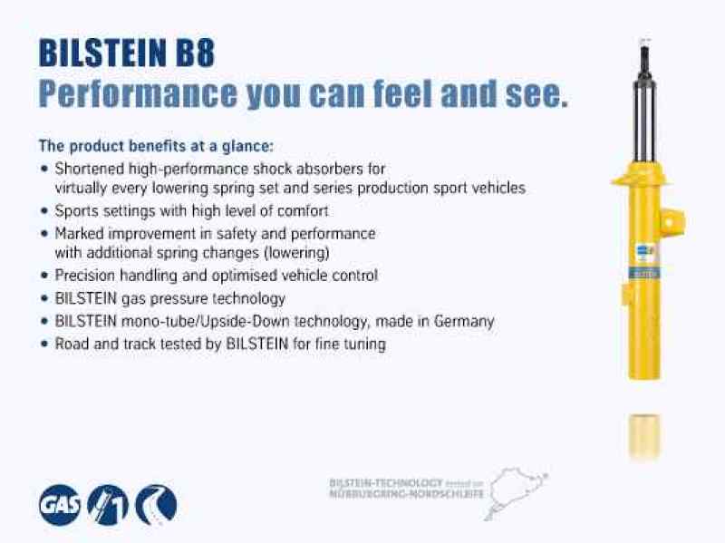 Kies-Motorsports Bilstein Bilstein B8 1995 Porsche 911 Carrera Front Left Suspension Strut Assembly