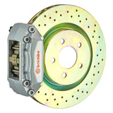 Kies-Motorsports Brembo Brembo 00-04 Jetta 1.8t Front GT BBK 4 Piston Cast 2pc 323x28 1pc Rotor Drilled-Silver