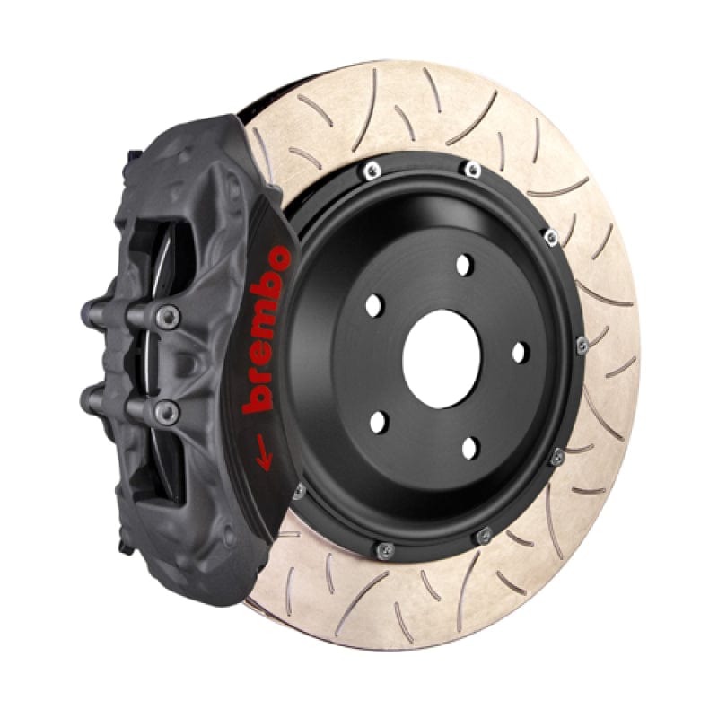 Kies-Motorsports Brembo Brembo 01-06 M3 (E46) Front Race BBK 6 Piston Forged 2pc355x35x53a 2pc Rotor T3-Black HA