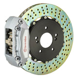 Kies-Motorsports Brembo Brembo 05-10 Jetta Front GT BBK 4 Piston Cast 2pc 328x28 2pc Rotor Drilled-Silver