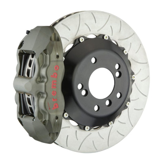 Kies-Motorsports Brembo Brembo 06-12 997 Turbo (Excl PCCB) PISTA Rr Race BBK 4Pis Forged 350x28 x6 4a 2pc Rotor T3-Clear HA