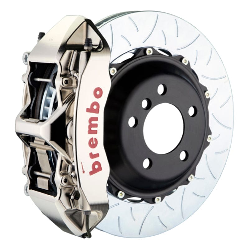 Kies-Motorsports Brembo Brembo 08-09 F430 Scuderia Rr GTR BBK 6Pis Billet 380x32 2pc Rotor Slotted Type3-Nickel