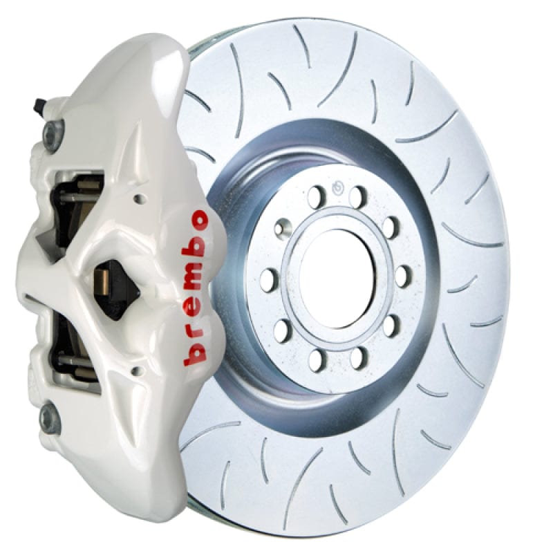 Kies-Motorsports Brembo Brembo 13-15 RS5/14-17 SQ5 Front GT BBK 6 Piston Cast 380x34 2pc Rotor Slotted Type3- White