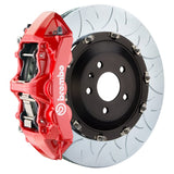 Kies-Motorsports Brembo Brembo 14+ Ghibli S/Ghibli S-Q4 Front GT BBK 6 Piston Cast 405x34 2pc Rotor Slotted Type3-Red