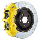 Kies-Motorsports Brembo Brembo 15-23 Mustang GT (S550) Front GT BBK 6 Piston Cast 405x34 2pc Rotor Slotted Type-3- Yellow