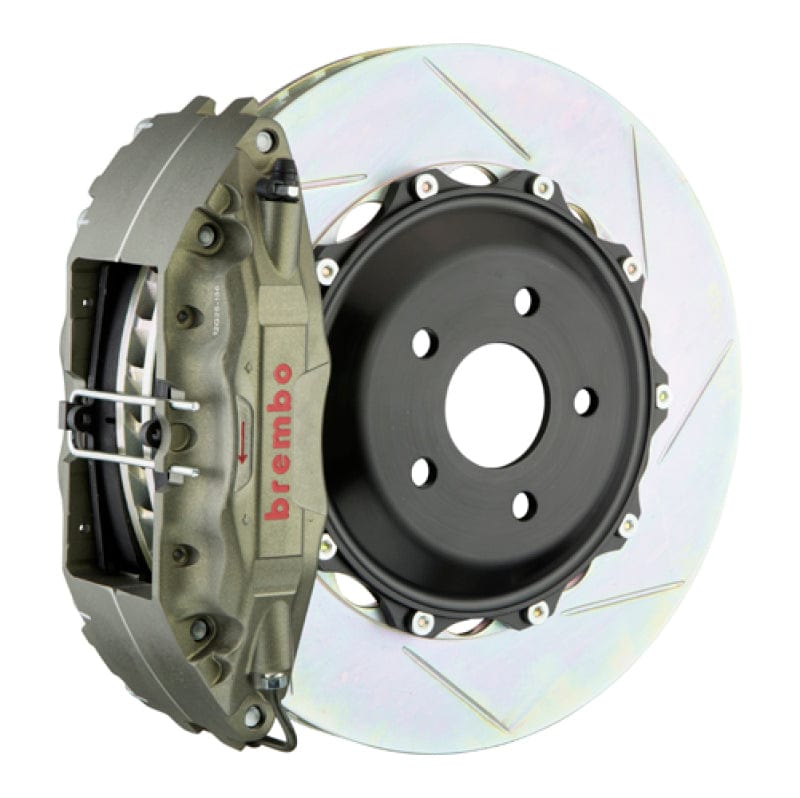 Kies-Motorsports Brembo Brembo 15-23 Mustang PISTA Rear Race BBK 4 Piston Billet 2pc355x28 x54a 2pc Rotor T1-Clear HA