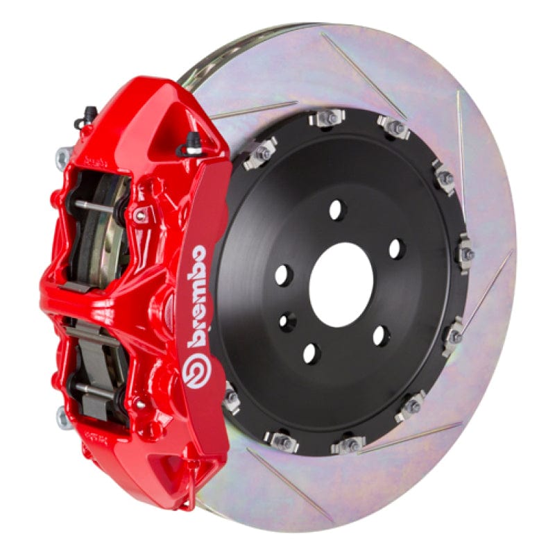 Kies-Motorsports Brembo Brembo 17-23 540i Front GT BBK 6 Piston Cast 405x34 2pc Rotor Slotted Type1-Red